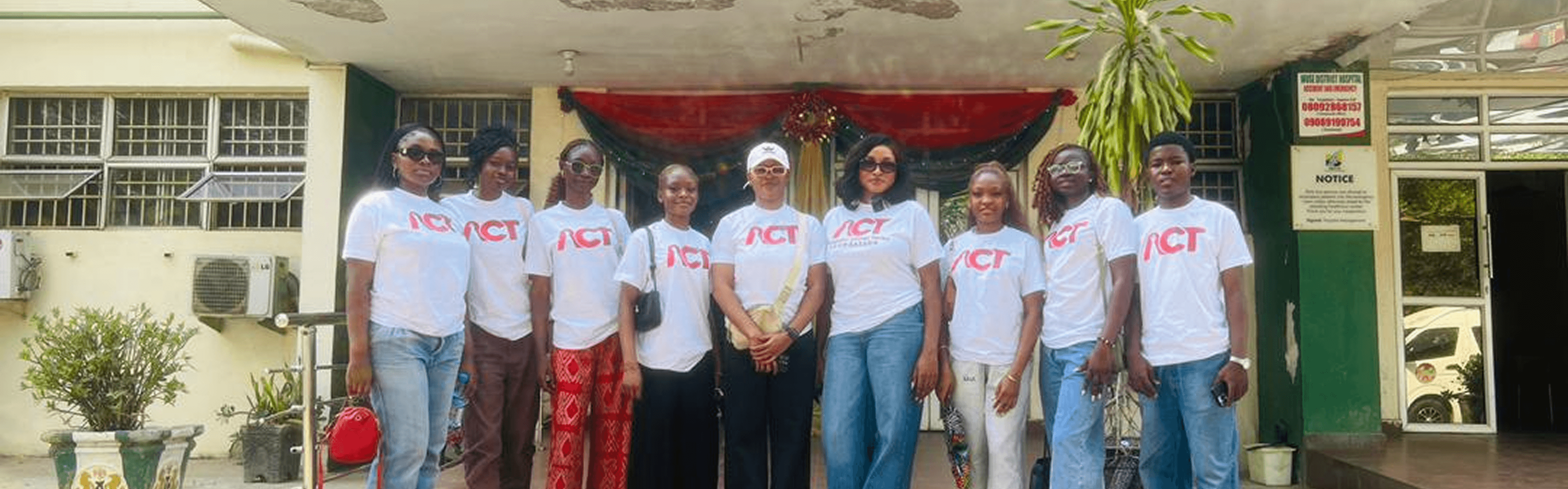 ACT volunteers at Motherless Babies Home